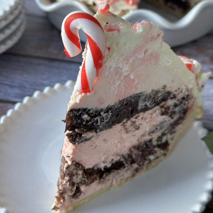 North Pole Candy Cane Boston Pie (V)