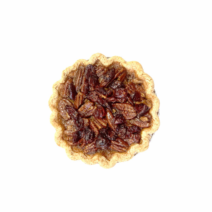 Cranberry Bourbon Pecan Pecan Pie (V)